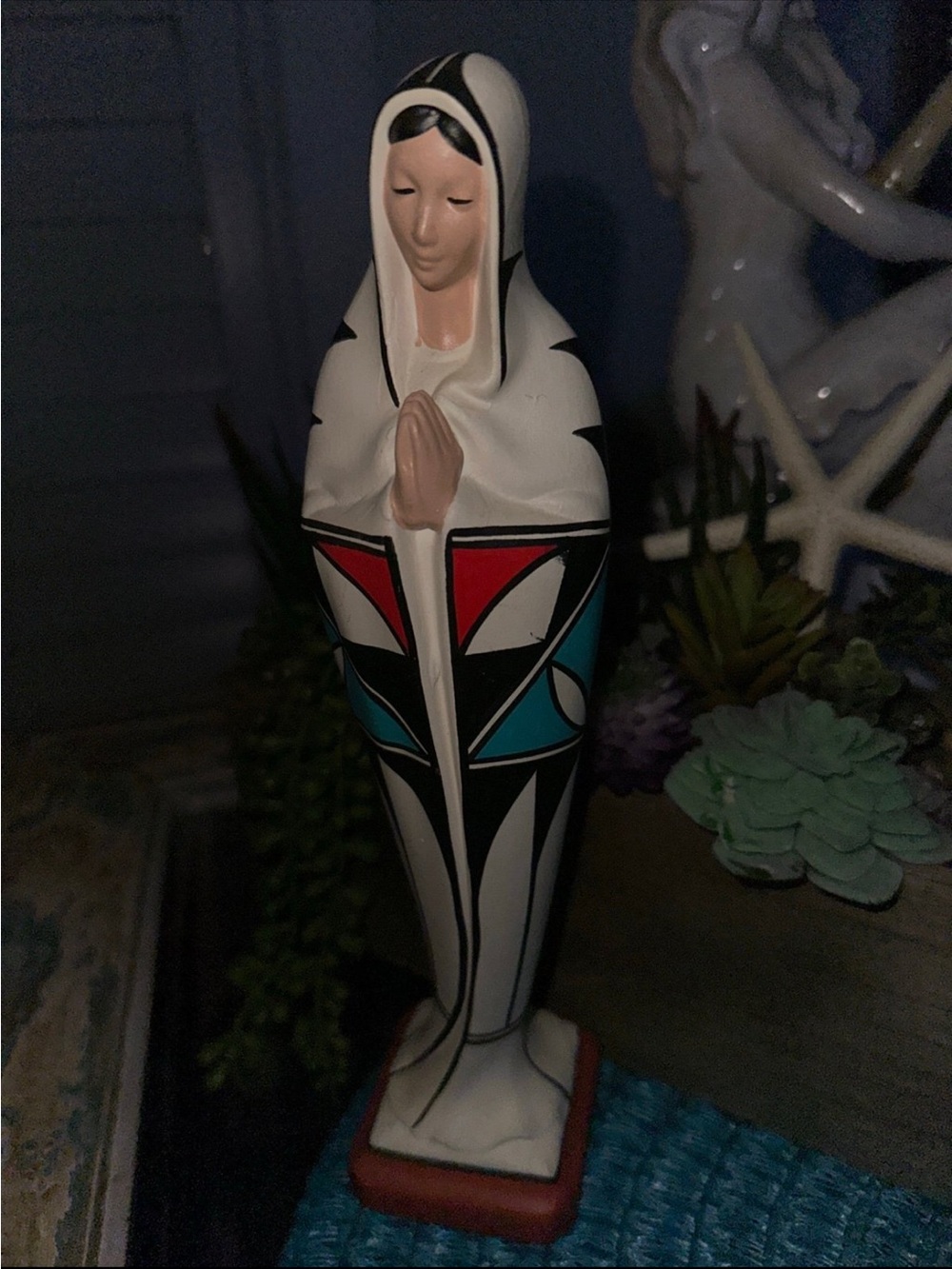 Native American, Southwestern Folk Art, signed HIB Lente, Isleta, NM